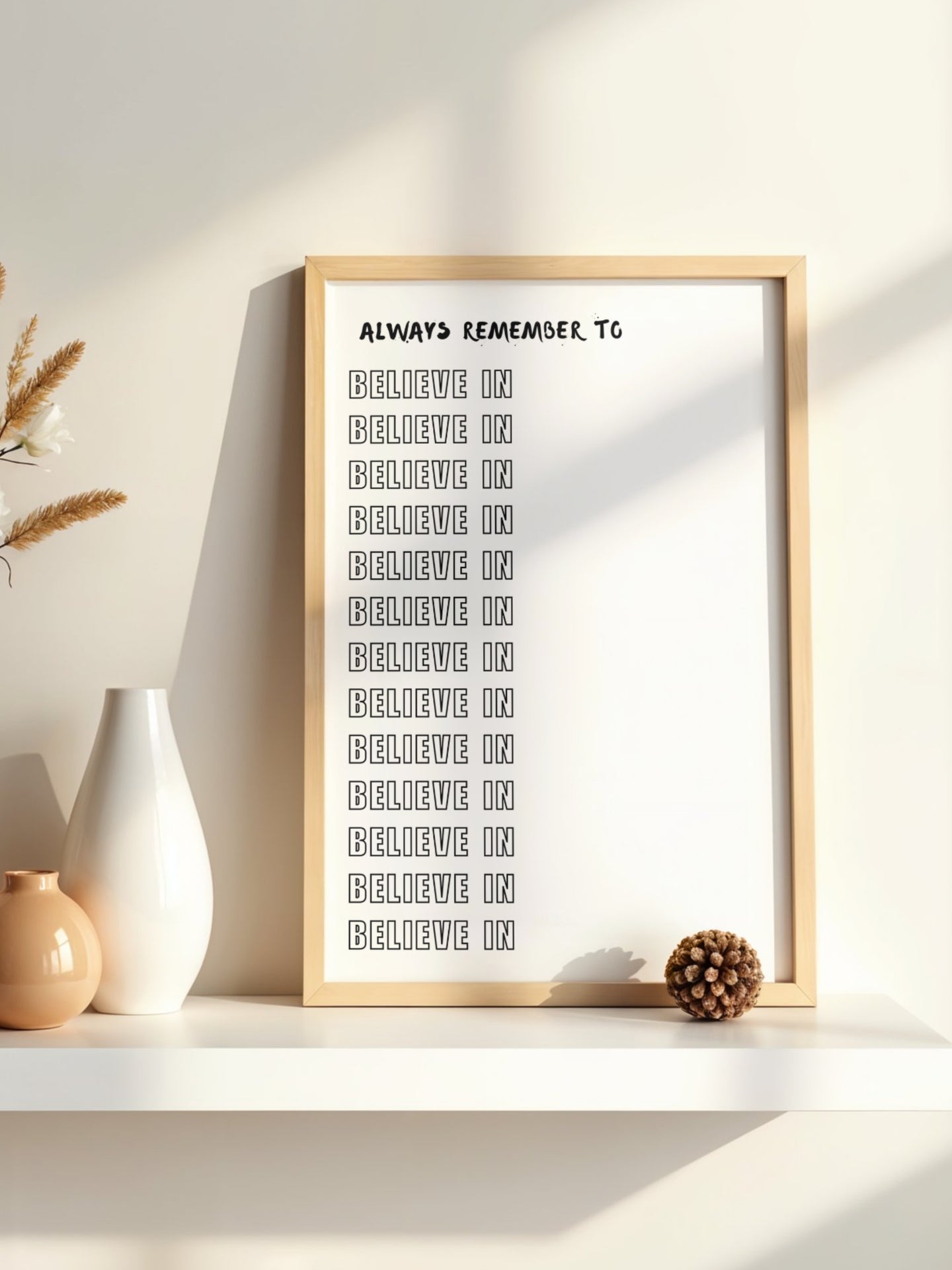 DIY-Always Remember To Believe In: