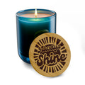 “Always Shine” 14 oz. Engraved Bamboo Lid. 100% Natural Soy Wax, Non-Toxic, Phthalate- And Paraben-Free With Cotton Wick. Crafted In USA; Meets ASTM Safety Standards