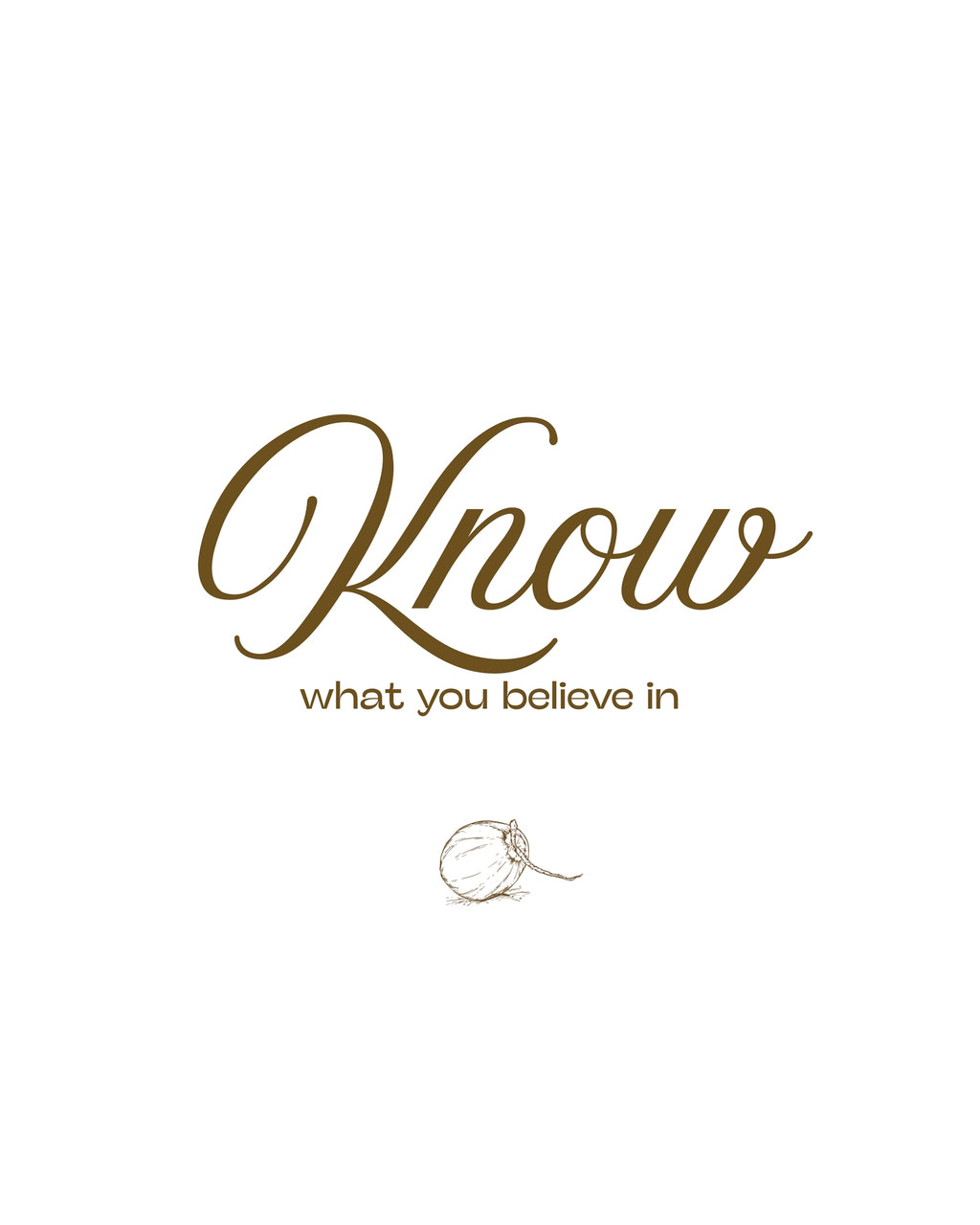 SET - Know. Proclaim. Live. Minimalist. 16x20 in. Archival-matte paper.