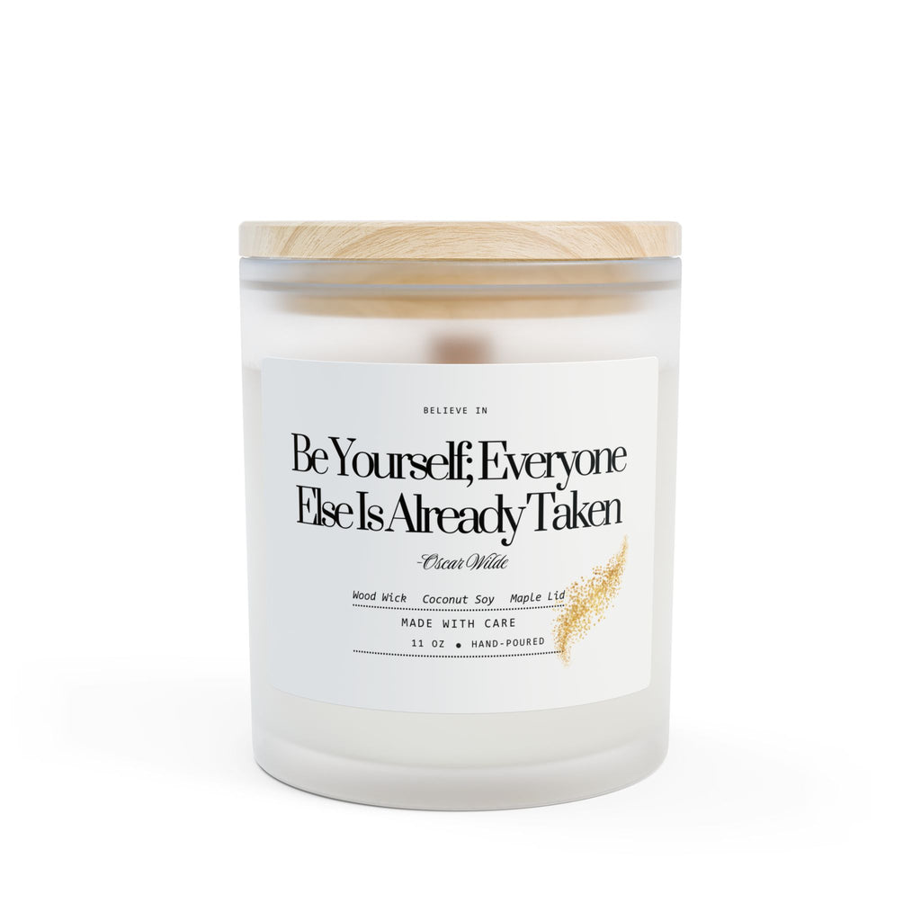 “Be Yourself” Wood‑Wick Candle
