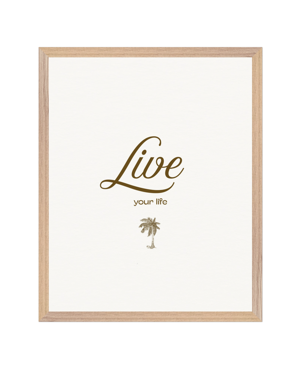 SET - Know. Proclaim. Live. Minimalist. 16x20 in. Archival-matte paper.