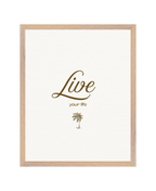 SET - Know. Proclaim. Live. Minimalist. 16x20 in. Archival-matte paper.